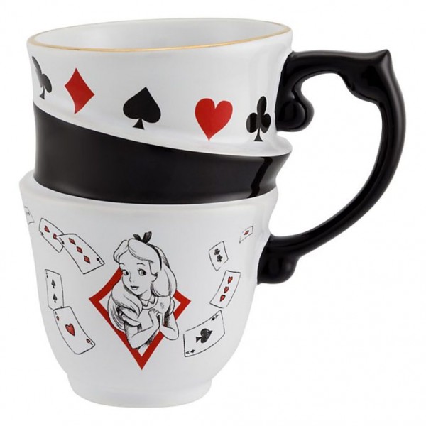 Disneyland Paris Alice in Wonderland Stacked Mug - New collection 