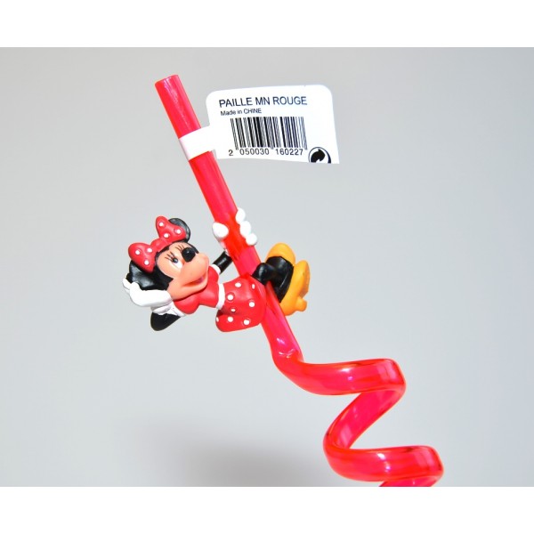 Disney Minnie Mouse Curly Straw