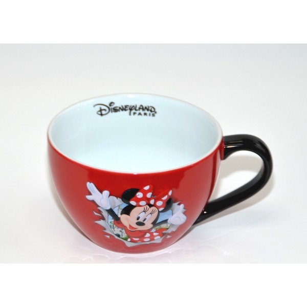 Disney Minnie Mouse Burst Bowl with handle Disneyland Paris   N:2885 