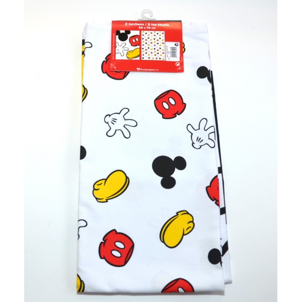 Disney Printed Mickey Mouse Body parts Tea Towel