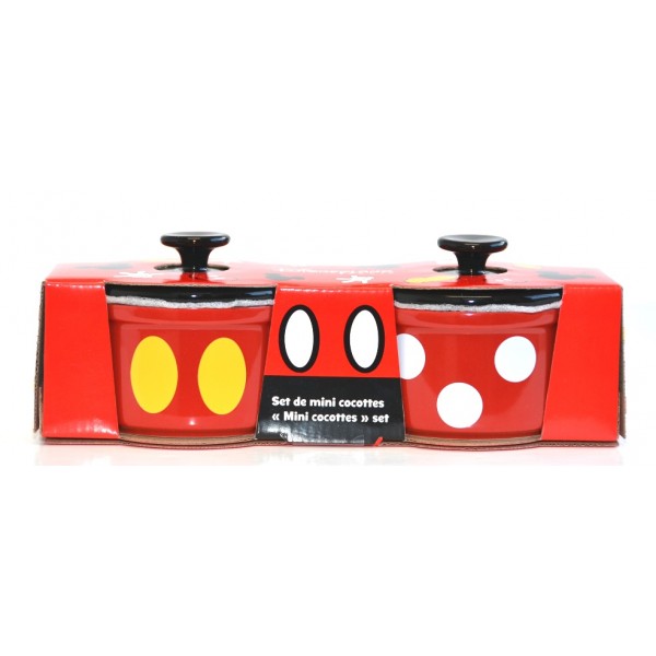 Mickey Mouse set of 2 Mini Cocotte, Disneyland Paris