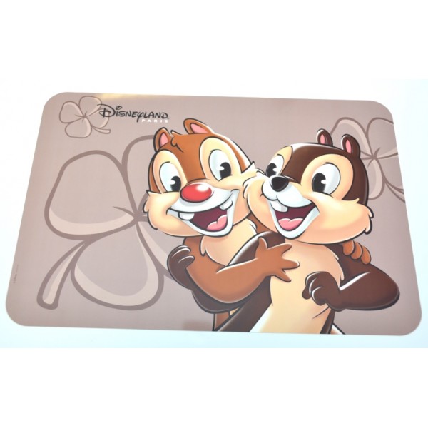 Chip and Dale Portrait Placemat, Disneyland Paris