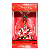 Mickey and Minnie Mouse Limited Edition Christmas Bauble, Disneyland Paris
