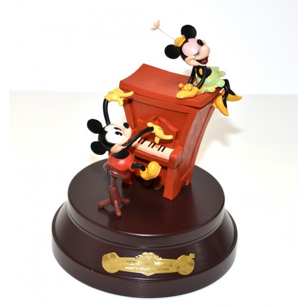 Mickey and Minnie Mouse 90th Anniversary Commemorative Musical Box, Disneyland Paris