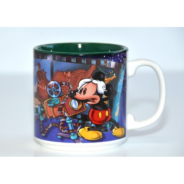 Vintage Disney Mickey Mouse Film Strip Coffee Mug, Disney Japan 