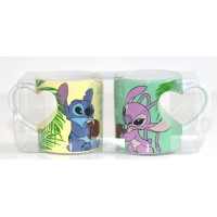Disney Stitch and Angel Couple Mug Set, Disneyland Paris