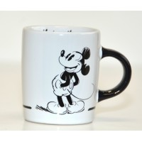 Mickey Mouse Comic Black and White espresso cup, Disneyland Paris 