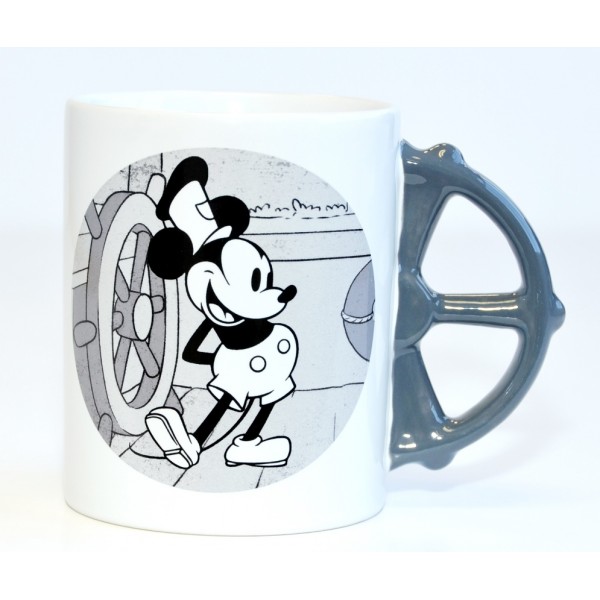 Disneyland Paris Mickey Mouse Steamboat Willie handle Mug