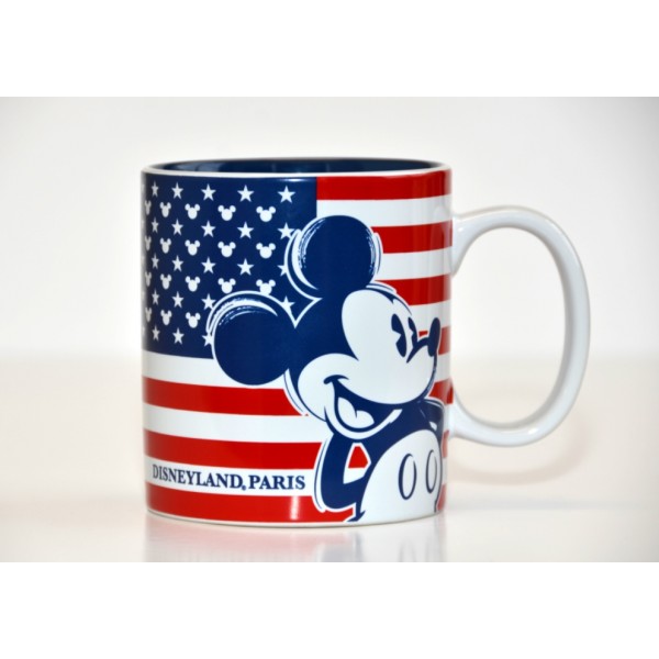 Disneyland Paris Mickey American Flag Mug