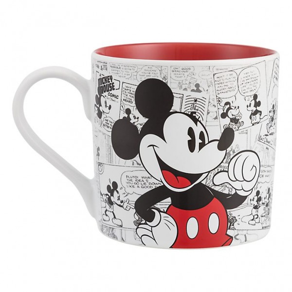 Mickey Mouse Comic-Style Print Mug with Letter Y