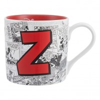 Mickey Mouse Comic-Style Print Mug with Letter Z
