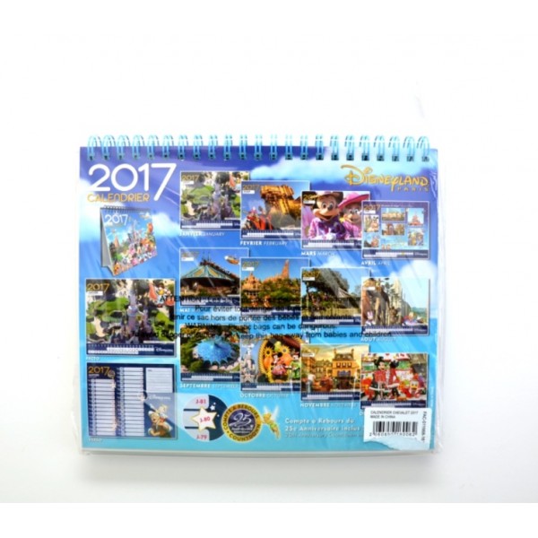 Disneyland paris 2017 desk calendar