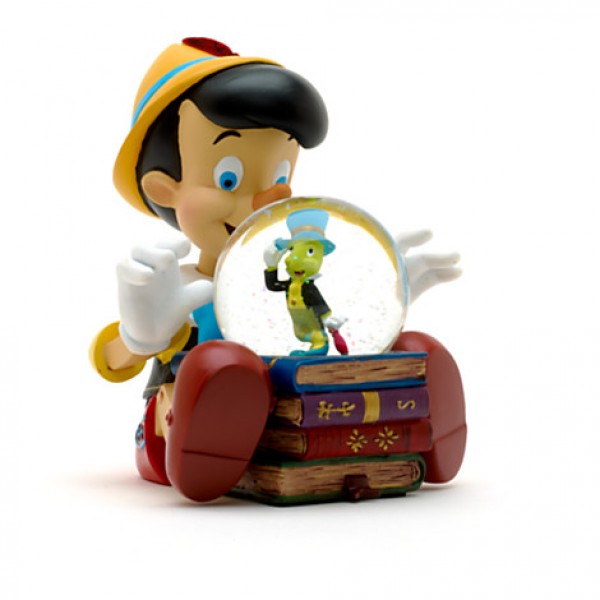 Disney Pinocchio Musical Snow Globe, Disneyland Paris very rare