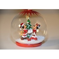 Mickey and Minnie Mouse Christmas Bauble Ornament, extremely Rare